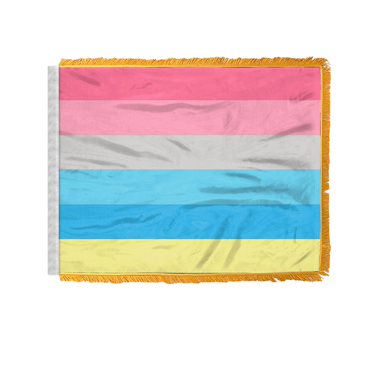 4" x 6" 1 ply wPoly Genderflux Antenna Flag 1