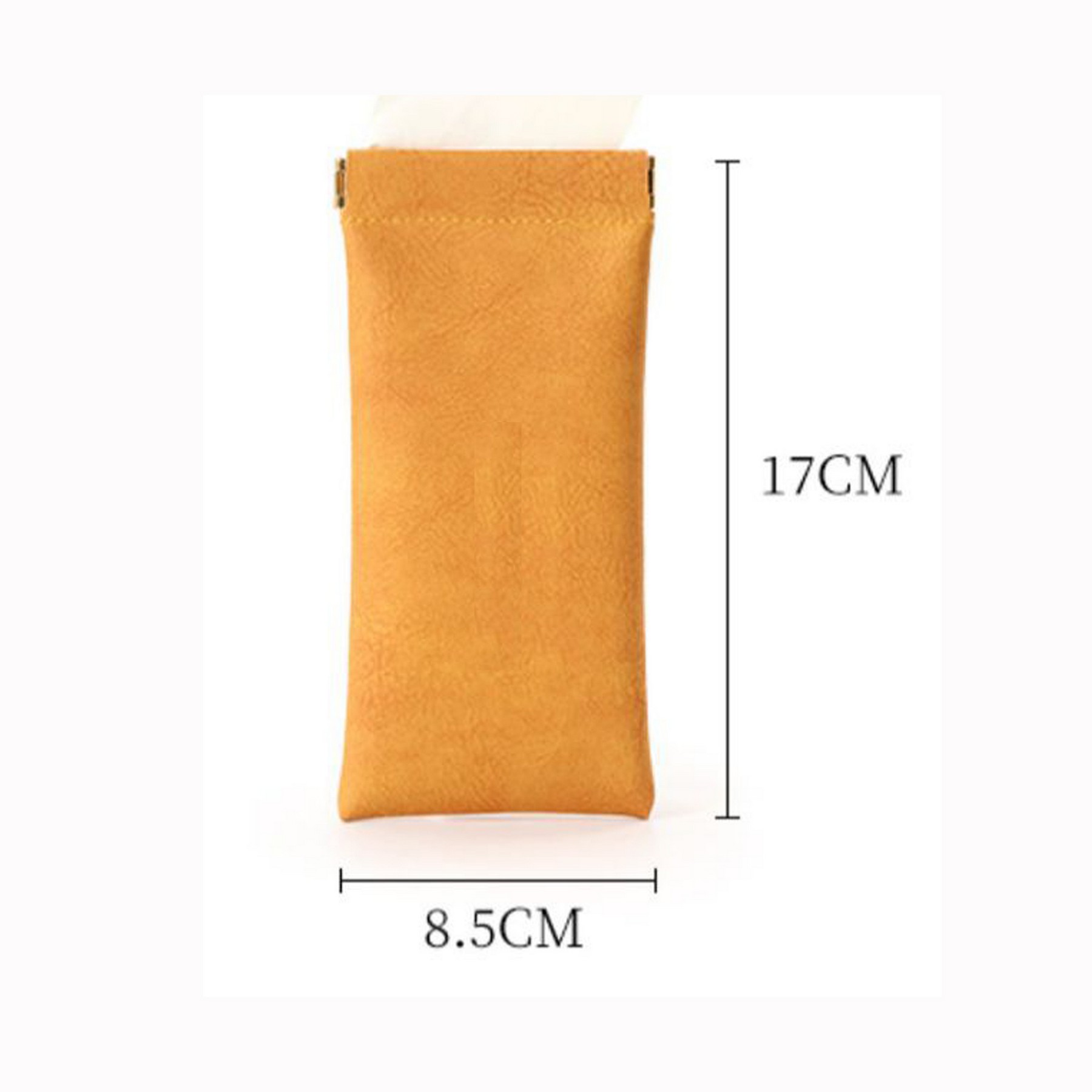 Magnetic Waterproof Portable Leather Eyeglass Pouch And Small Makeup Bag For Cosmetics 5