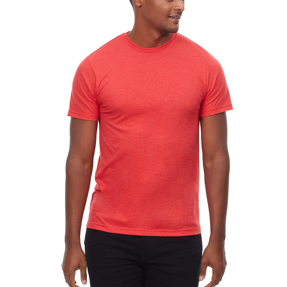 4.5 oz 60% Ringspun Cotton, 40% Recycled Polyester 30