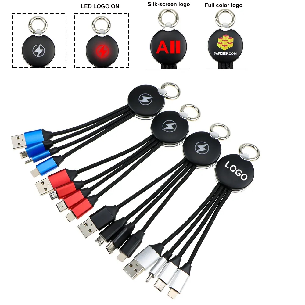 Light Up 3 in 1 USB Charging Cable 2