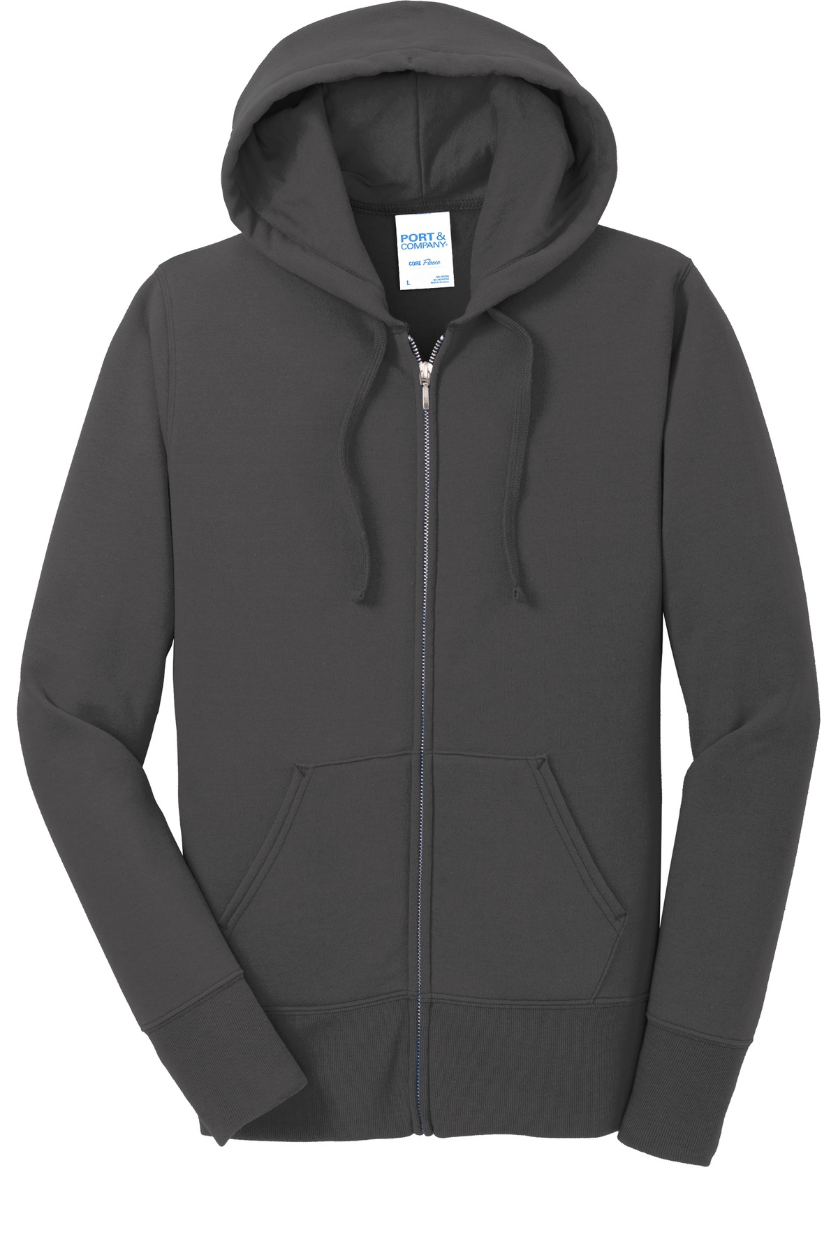 Port & Company® Women's Core Fleece Full-Zip Hooded Sweatshirt 19