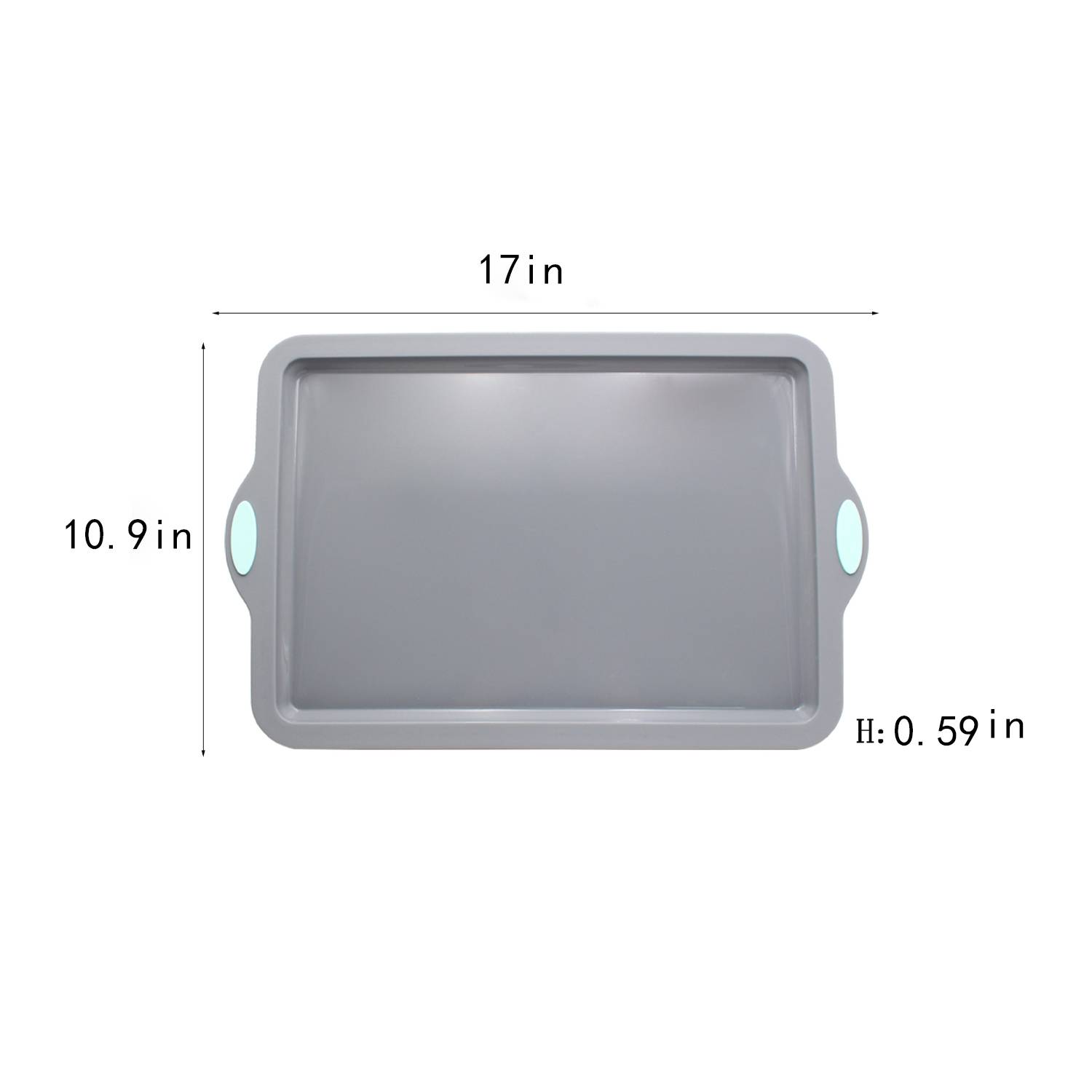 Rectangular Silicone Cookie Cake Baking Tray 3