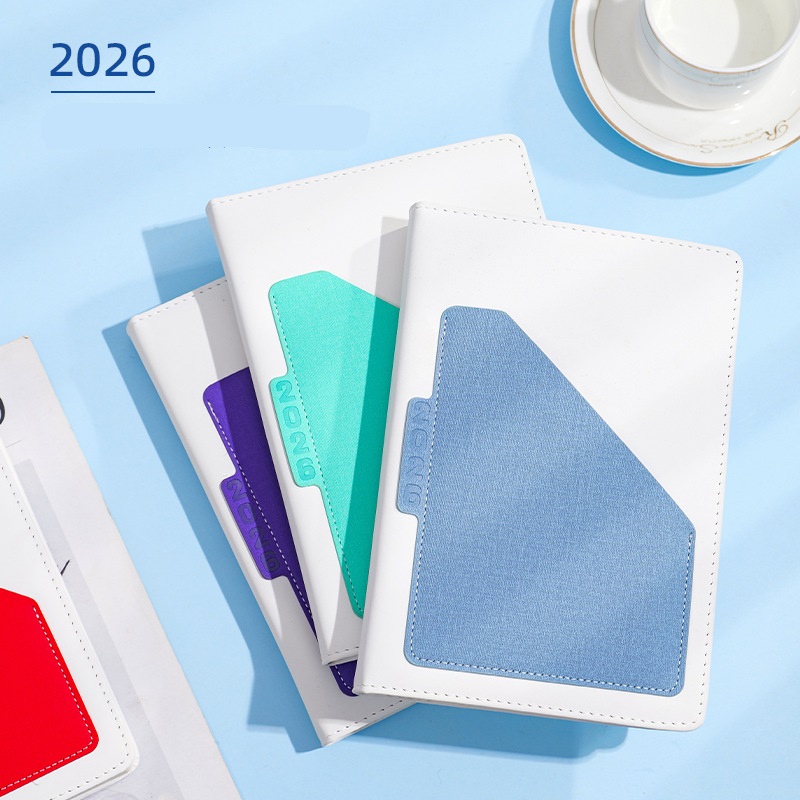 2026 A5 English Daily Planner with Calendar and Notebook 7