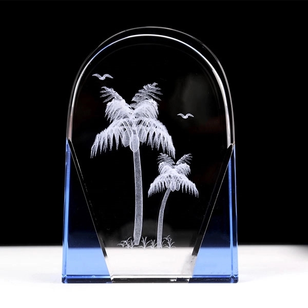 3D Laser Etched Crystal Awards 2