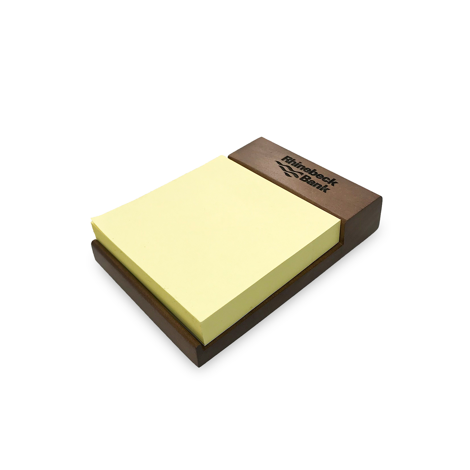 Wood Note Holder with 3" x 3" Self-Stick Paper 9