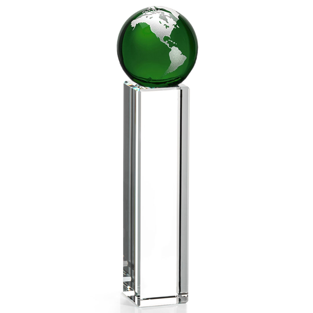 Luz Globe Award - Green/Silver 6