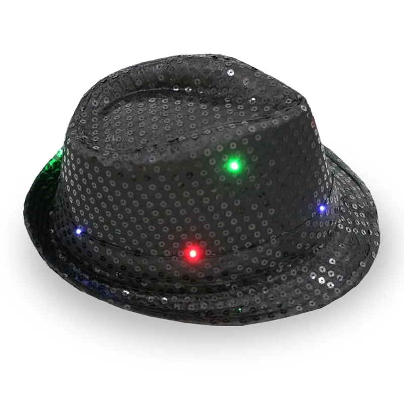 Flashing Fedora Hat For Parties St Patrick'S Day 2