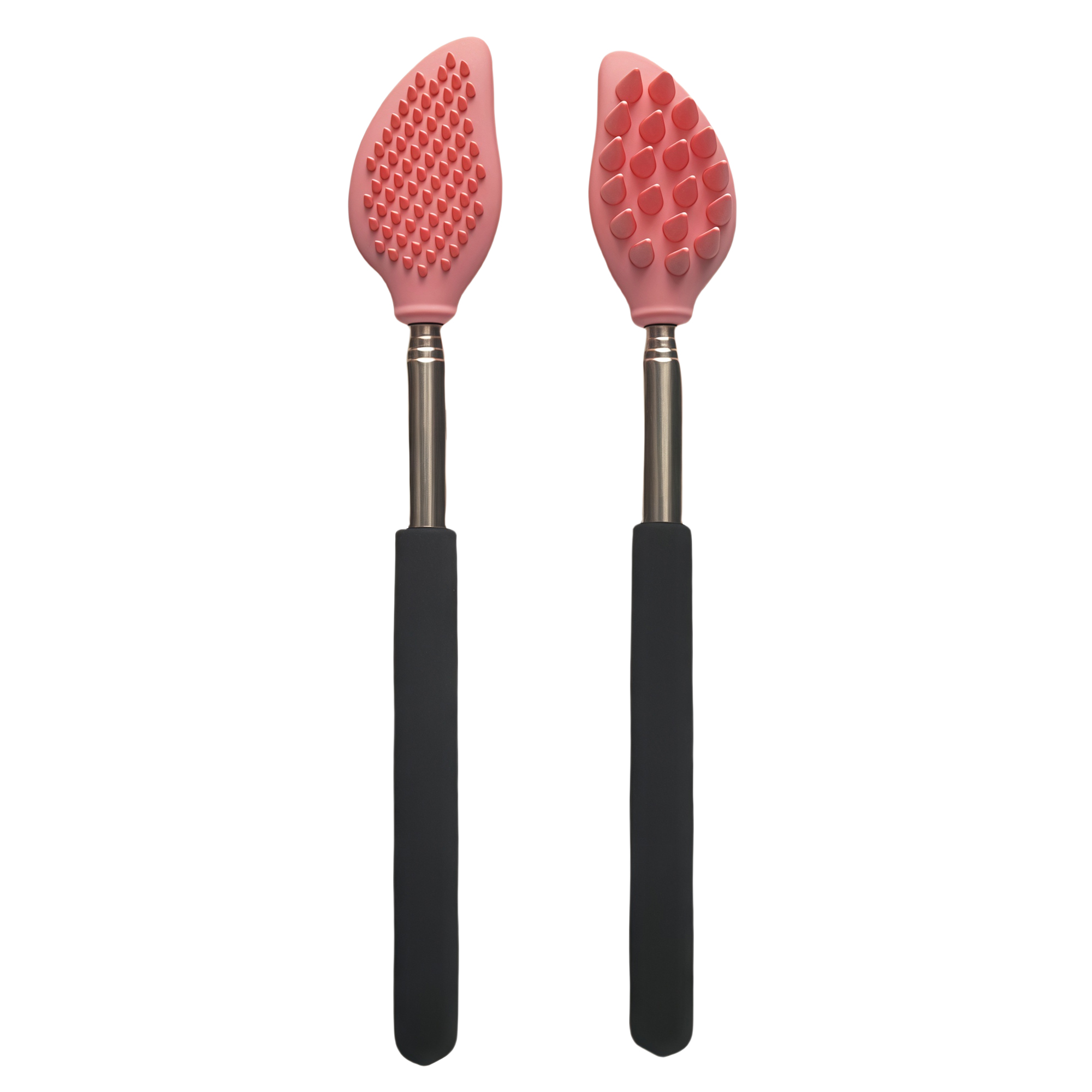 Dual-Sided Facial Cleansing Brush with Stainless Steel Back Massager 5