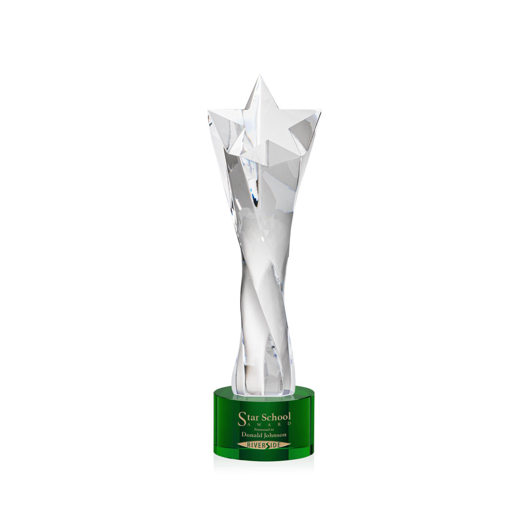 Arlington Star Award on Marvel Base - Green 4