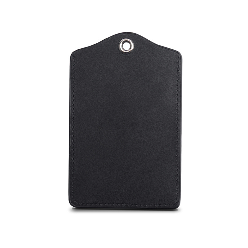 Genuine Leather Badge Holder with Lanyard 10