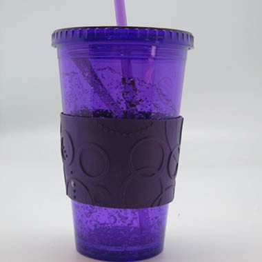 16 oz. Double Wall Tumbler w/ Cooling Gel and Straw 2