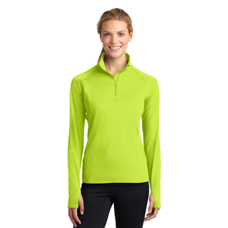 Sport-Tek Women's Sport-Wick Stretch 1/4-Zip Pullover. 24
