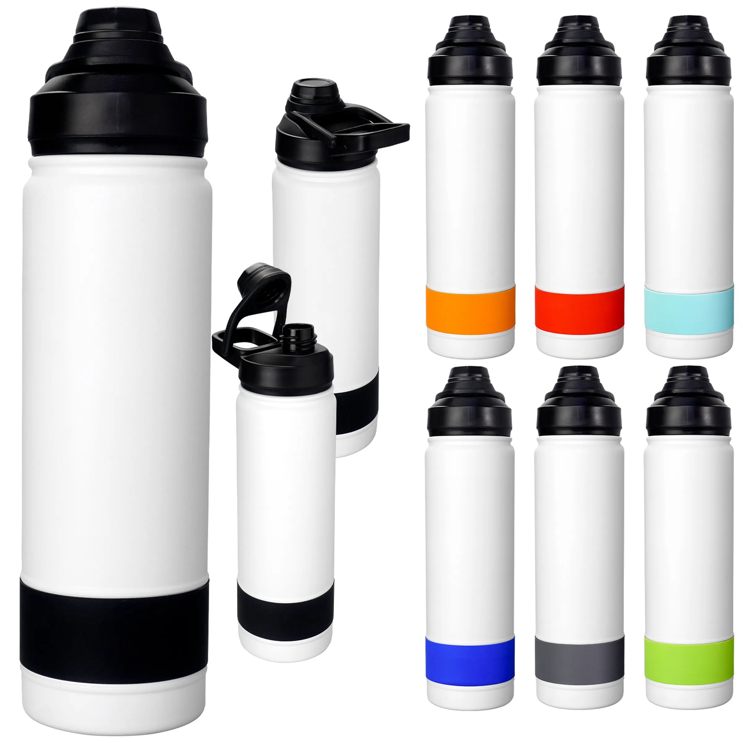 Colorful Sip Top 24 oz. Banded Bottle 17