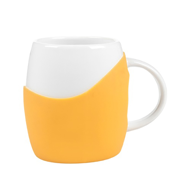 14 oz Rotunda with Silicone Band Mug 2