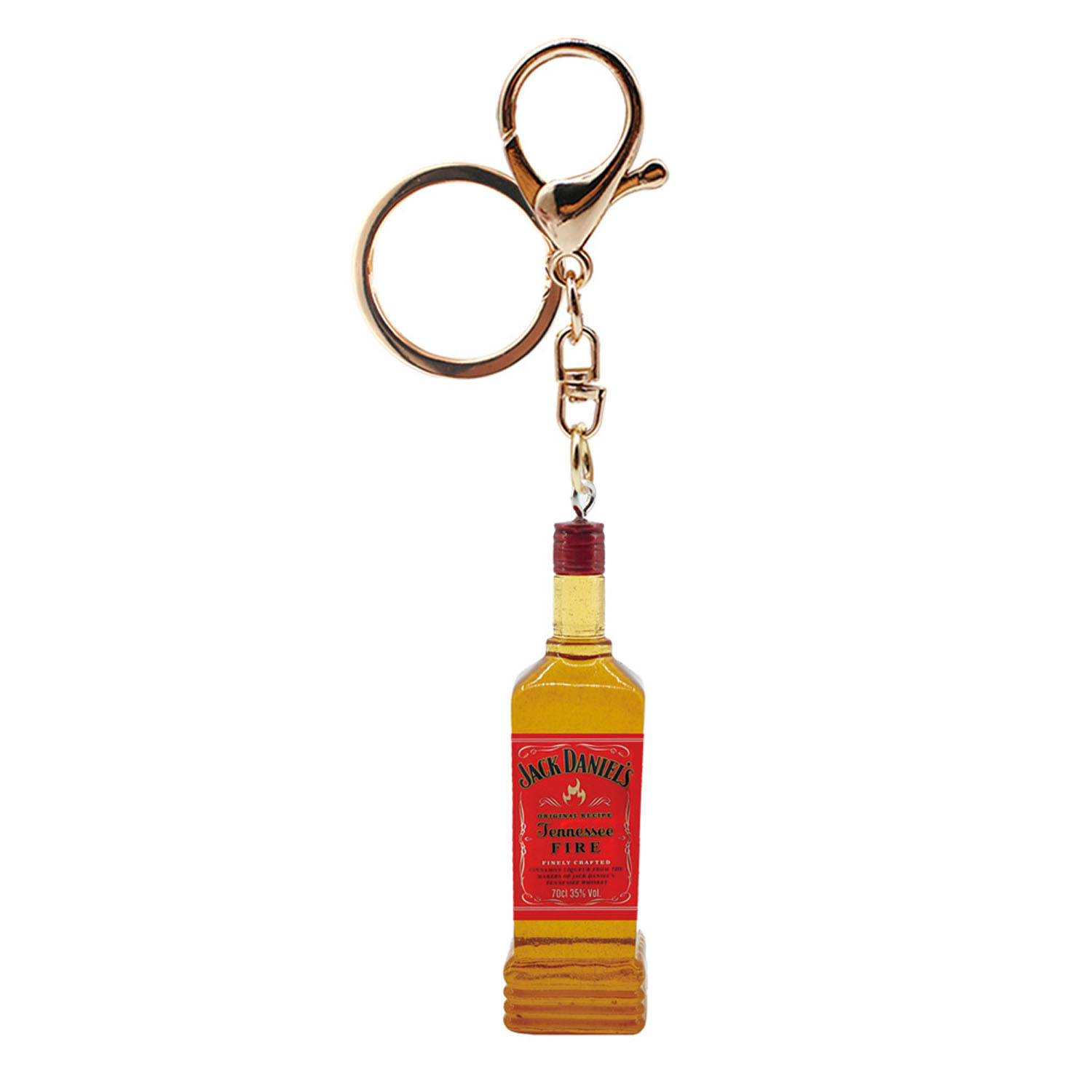 Mini Resin Whiskey Bottle Shaped Key Chain 5