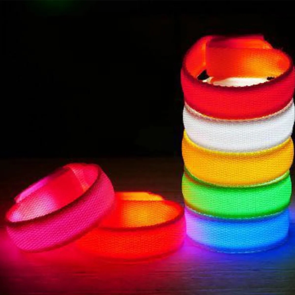 Colorful Luminous Bracelet Wristband Party Gift Toy 7