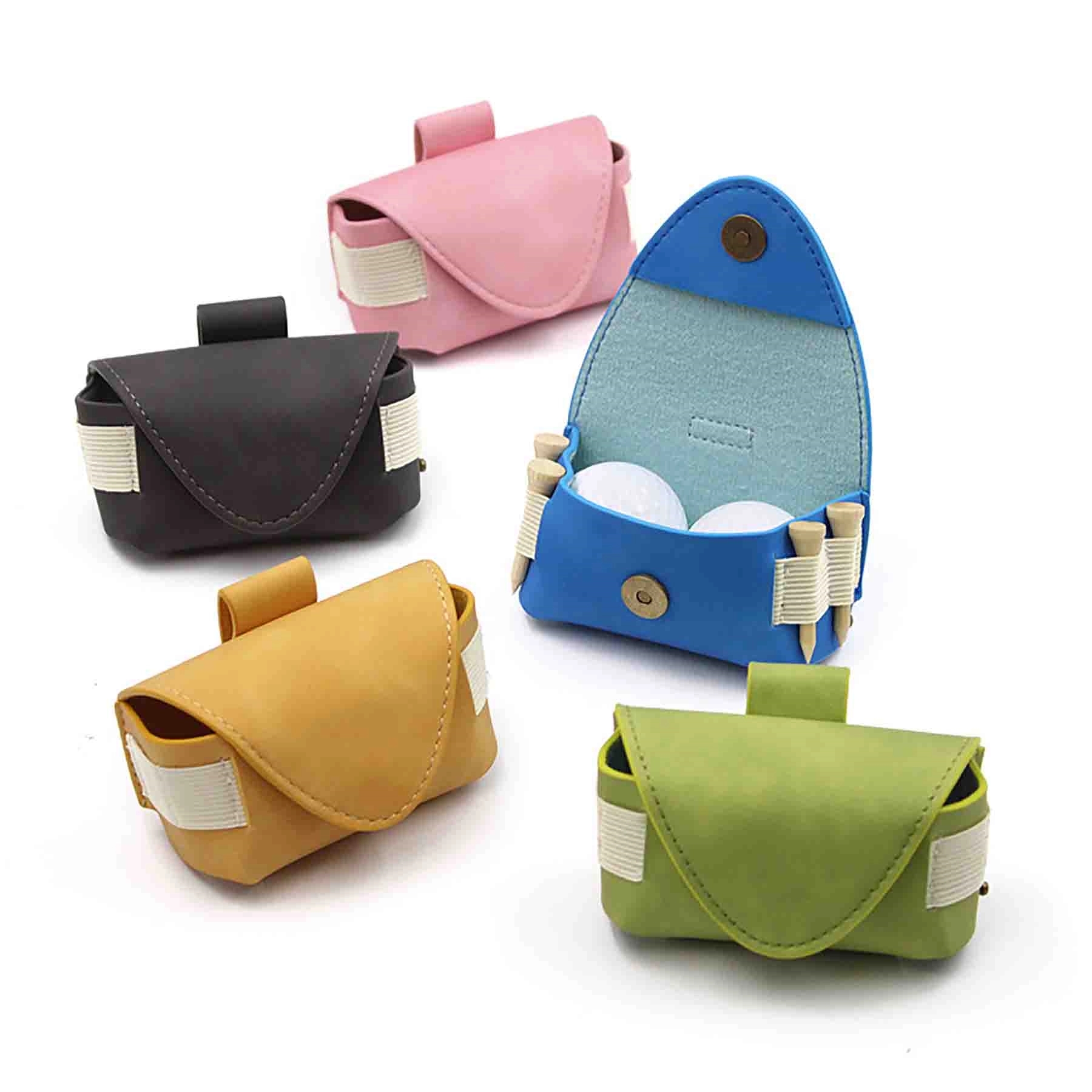 Golf Ball Case In Premium Synthetic Leather Lightweight 9