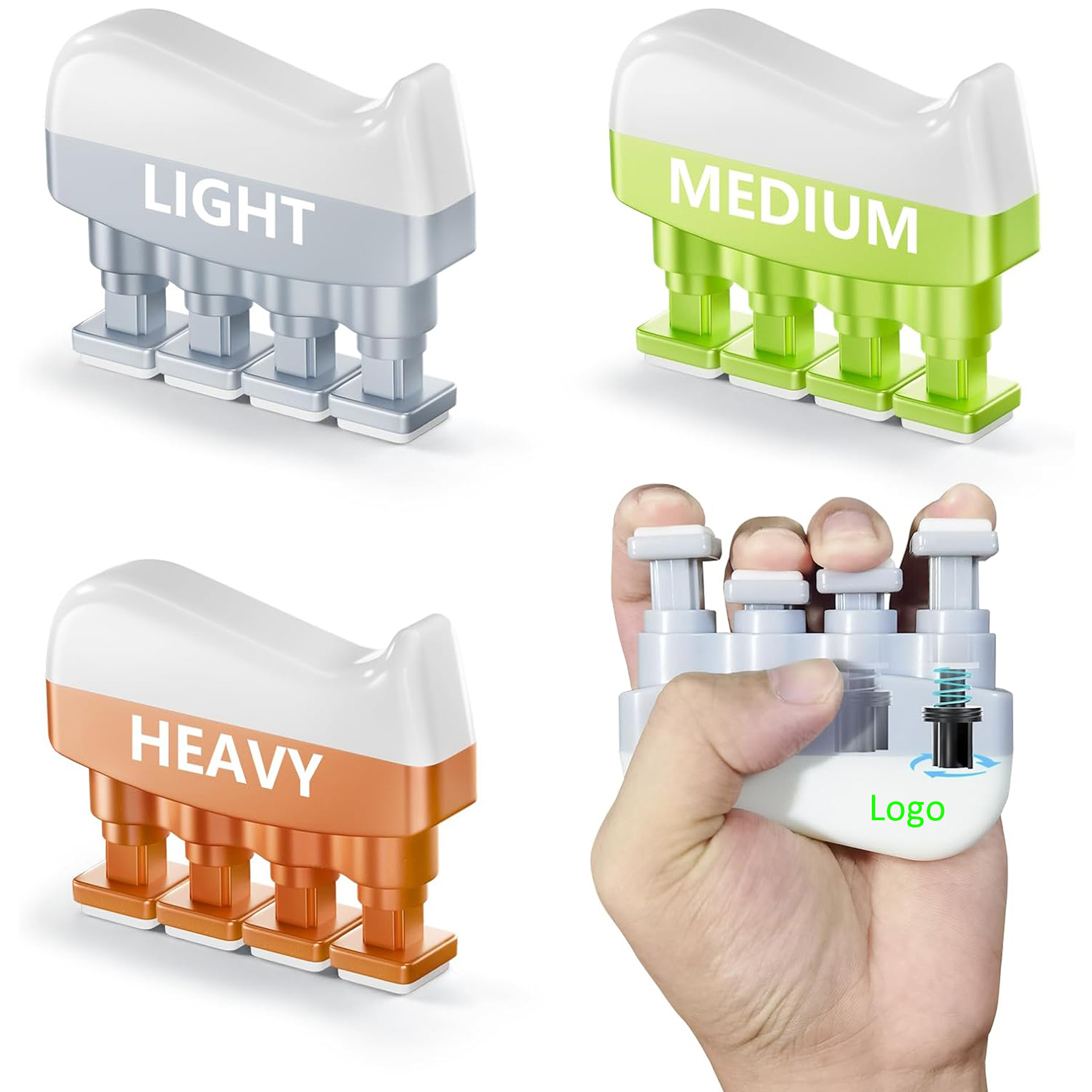Finger Strengthener Adjustable Hand Exerciser 4