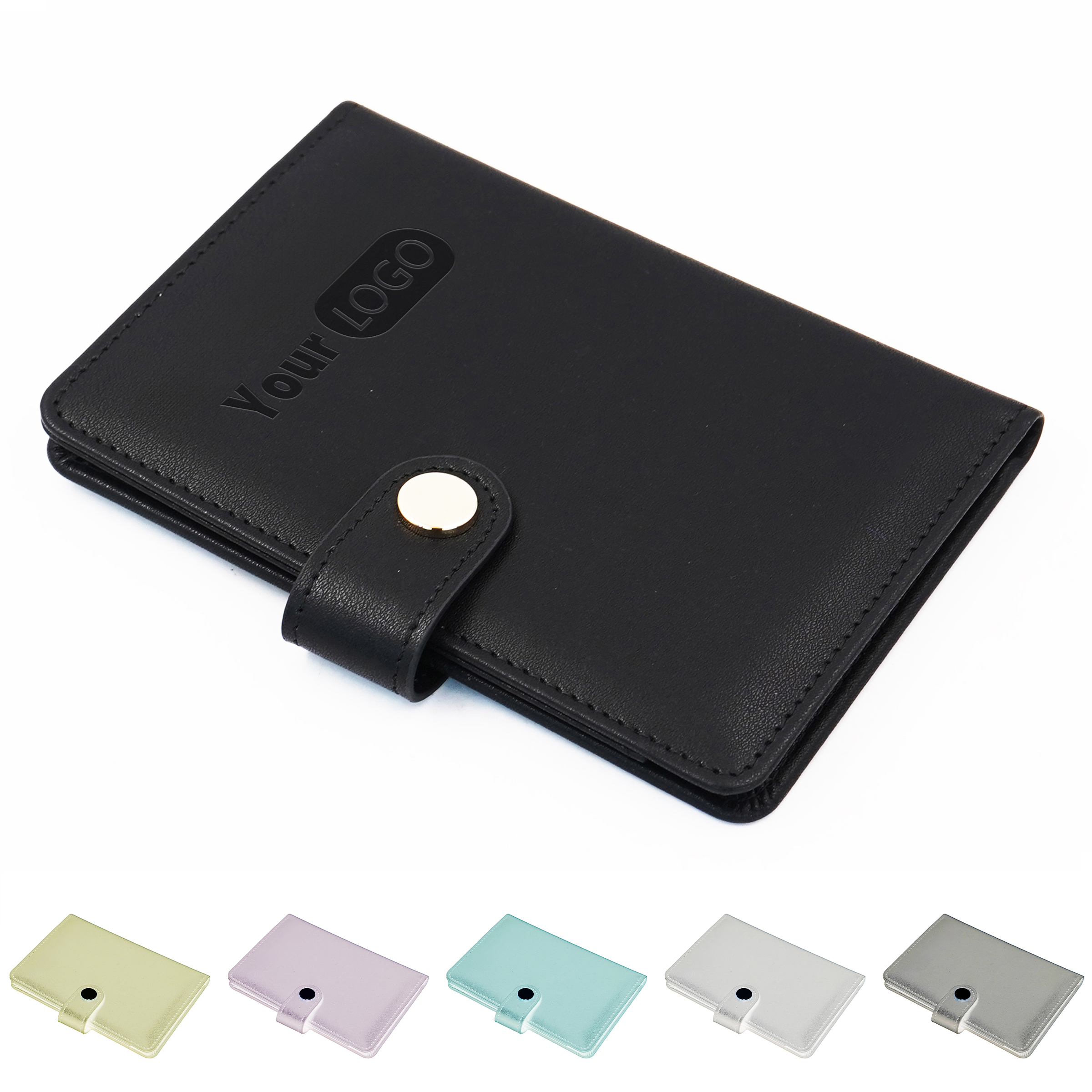 Pu Rfid Shielded Leather Passport Clip 8