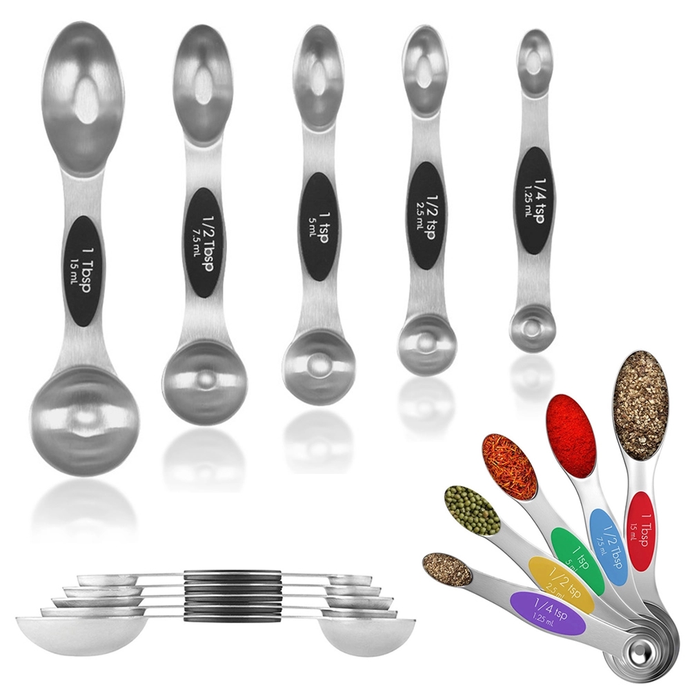 5Pcs Stackable Magnetic Measuring Spoons 3