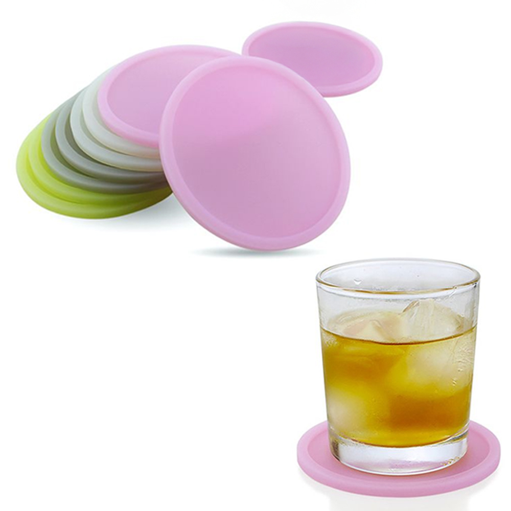 Custom Creative Luminous Silicone Coaster