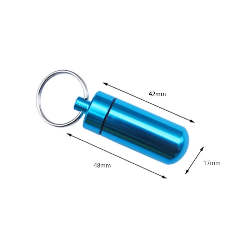 Mini Pill Bottle w/Keychain 3