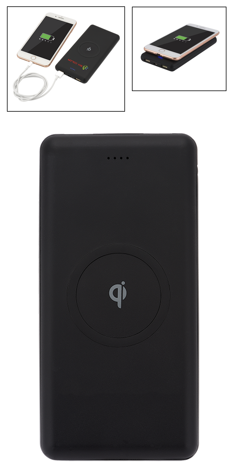UL Certified Qi Ring Wireless Charger & Power Bank 24