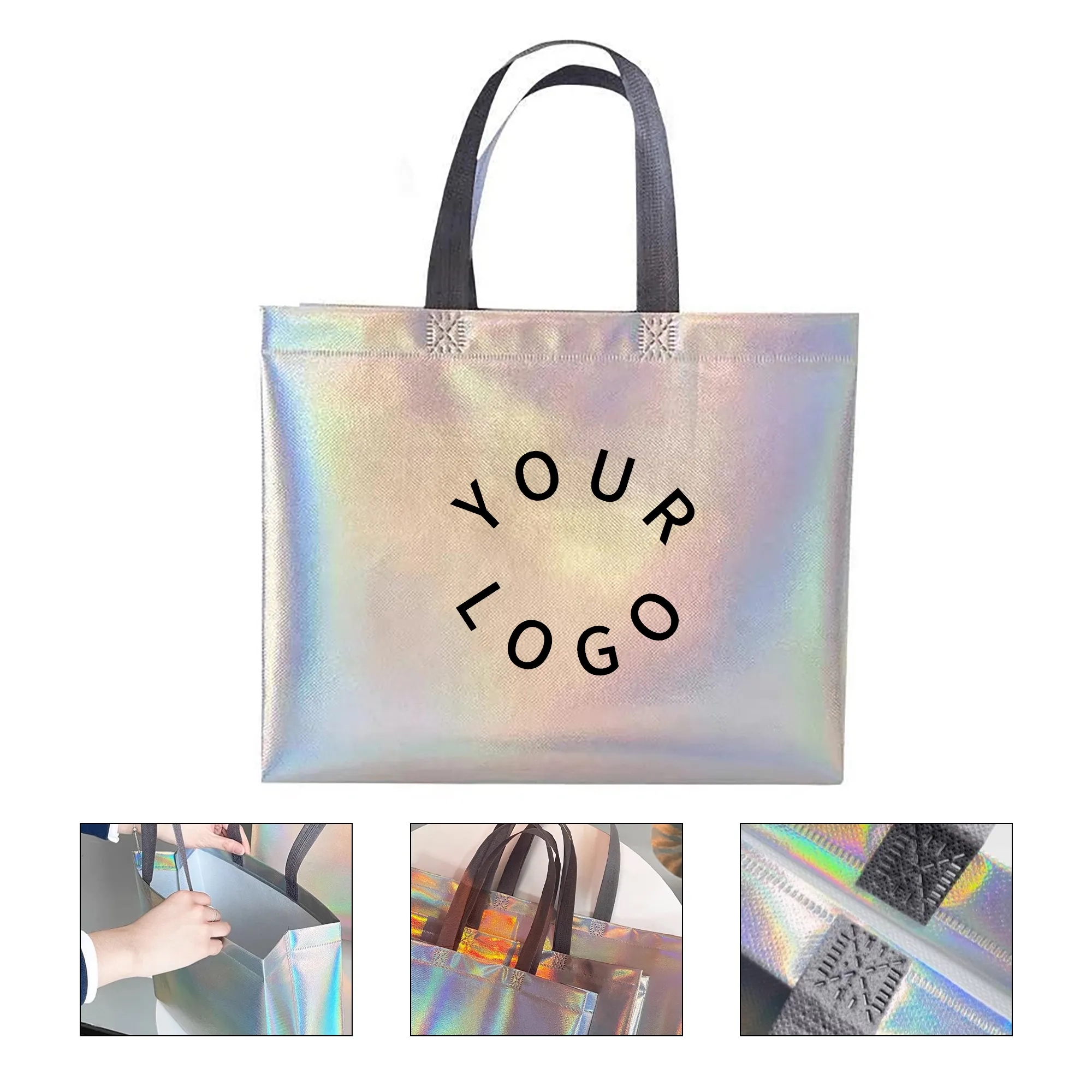 Glittery Non-Woven Gift Tote 2