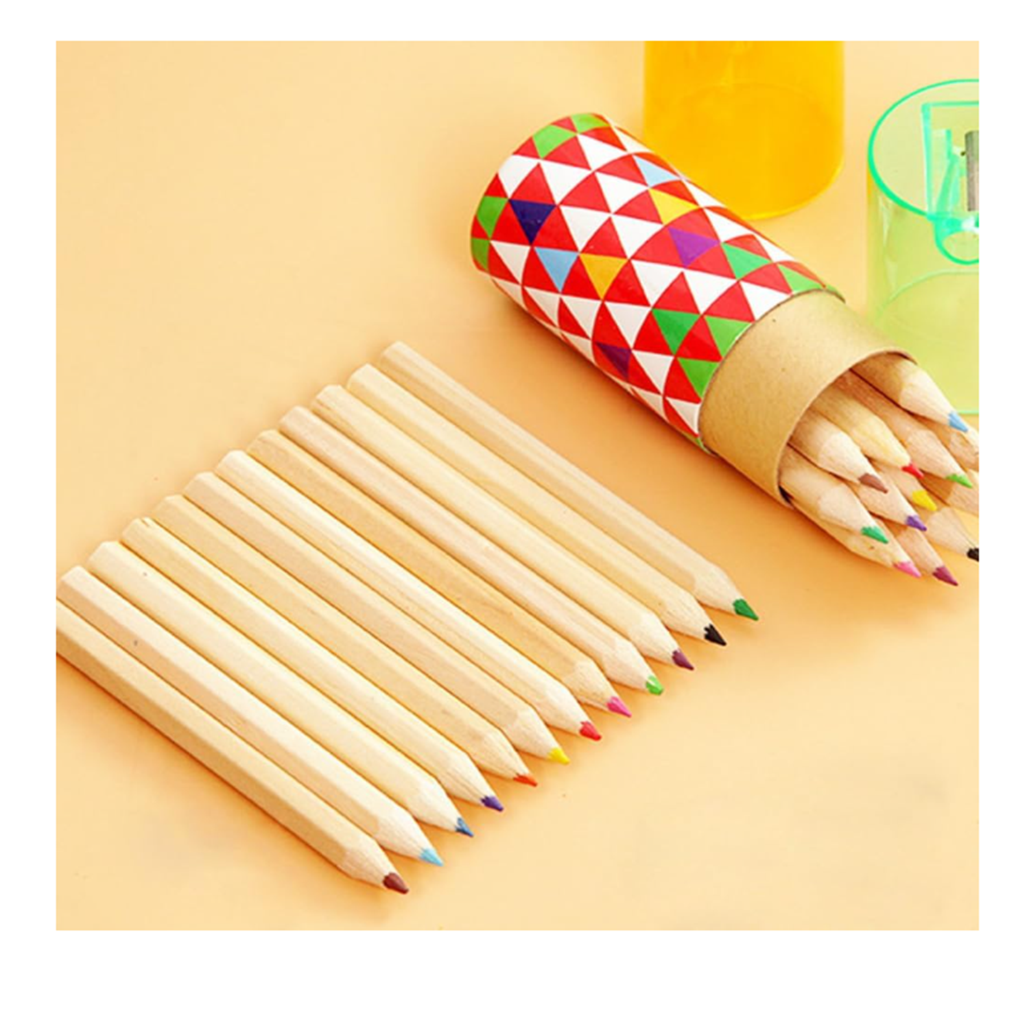 Wooden And Custom Non-toxic 6-pieces twistable crayons 4