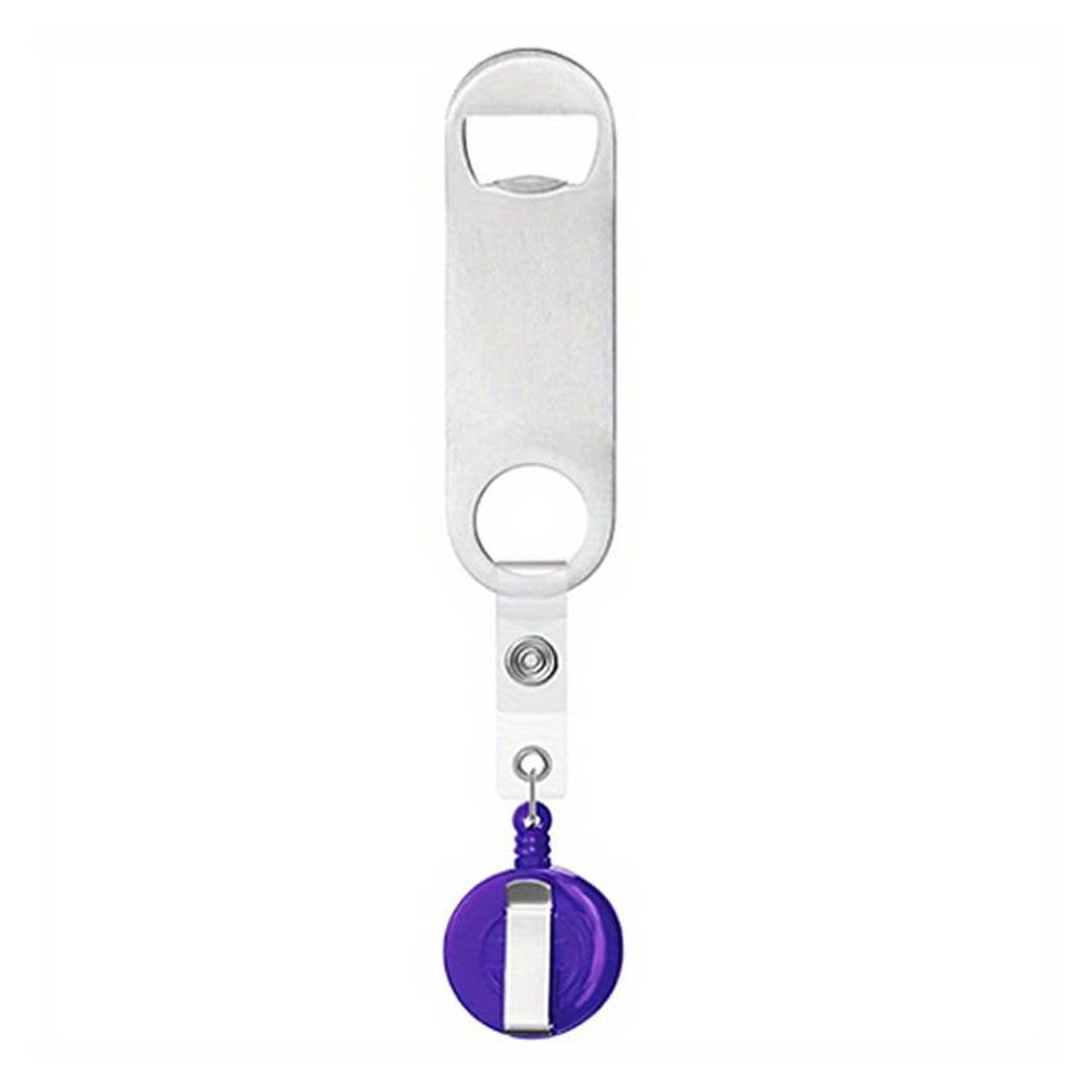 Stainless Steel Bottle Opener with Badge Reel 5