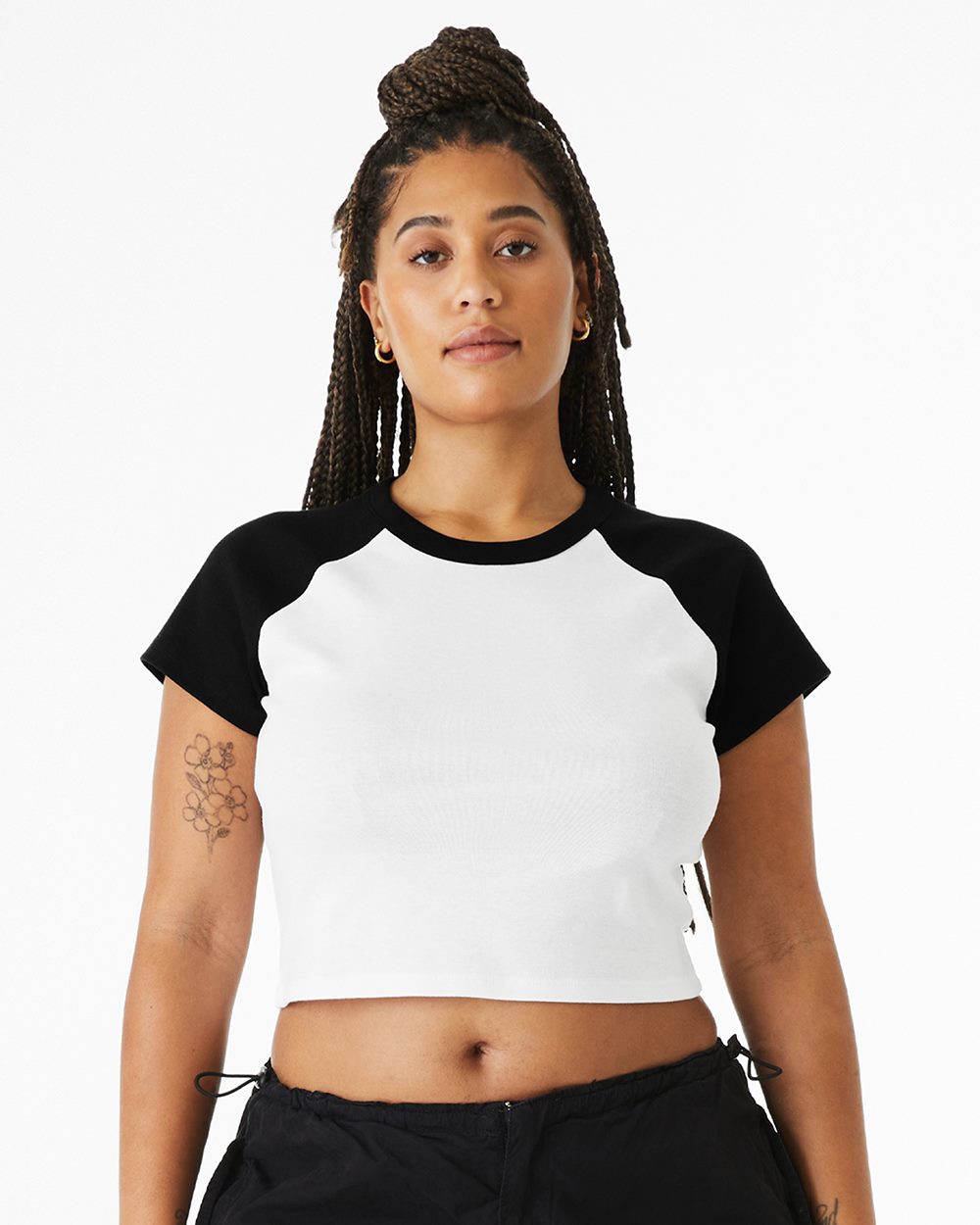 Women's Micro Rib Raglan Baby Tee