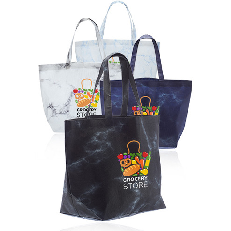 Marble Non Woven Tote Bag 3