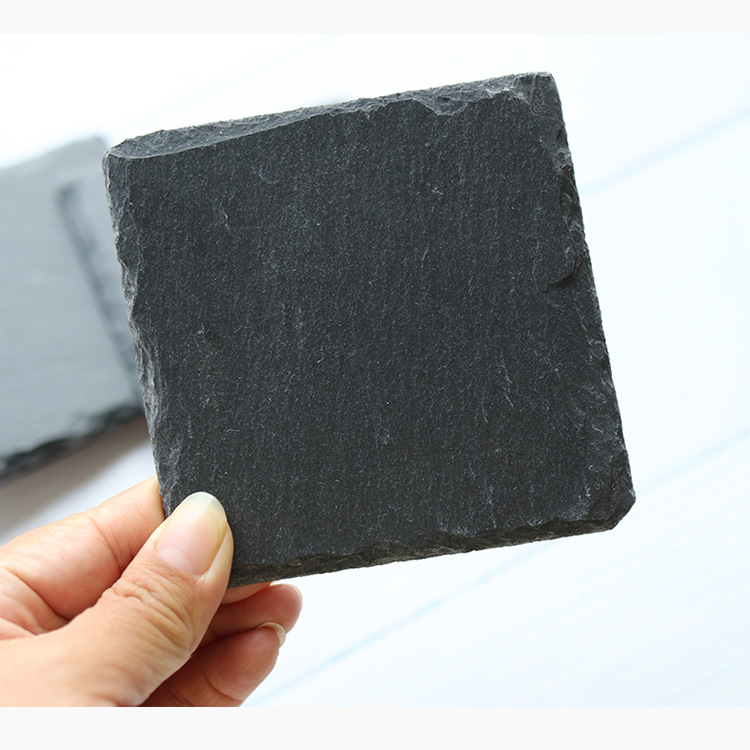 Square Slate Coaster Set 5