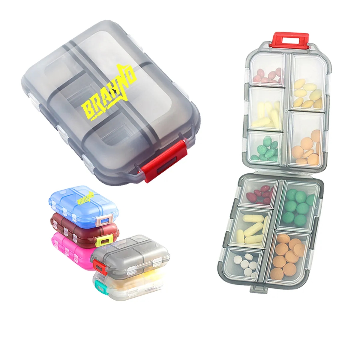 Travel Pocket Daily Medicine Case Pill Organizer Box 3