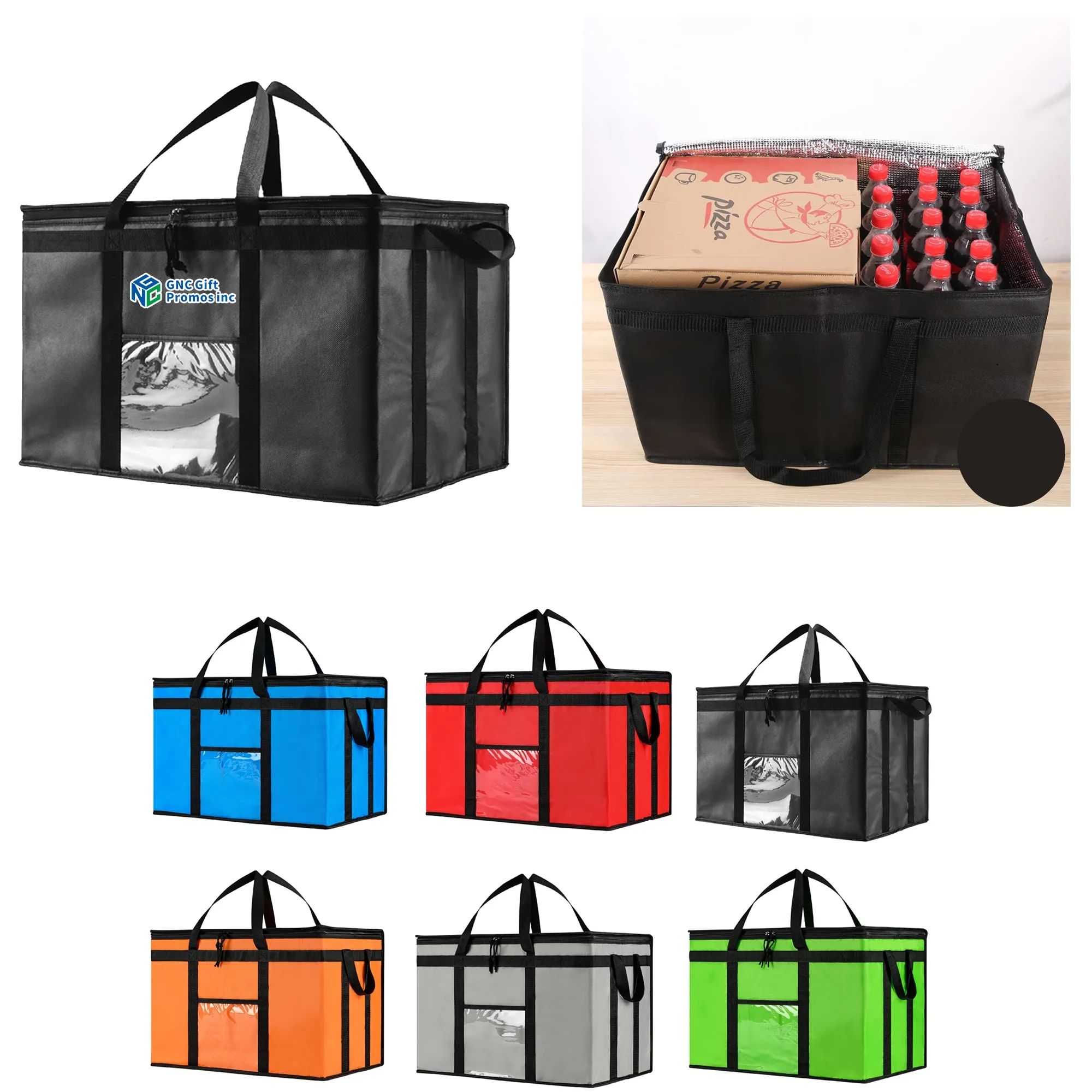 Large Capacity Reusable Insulated Food Delivery Bag 6