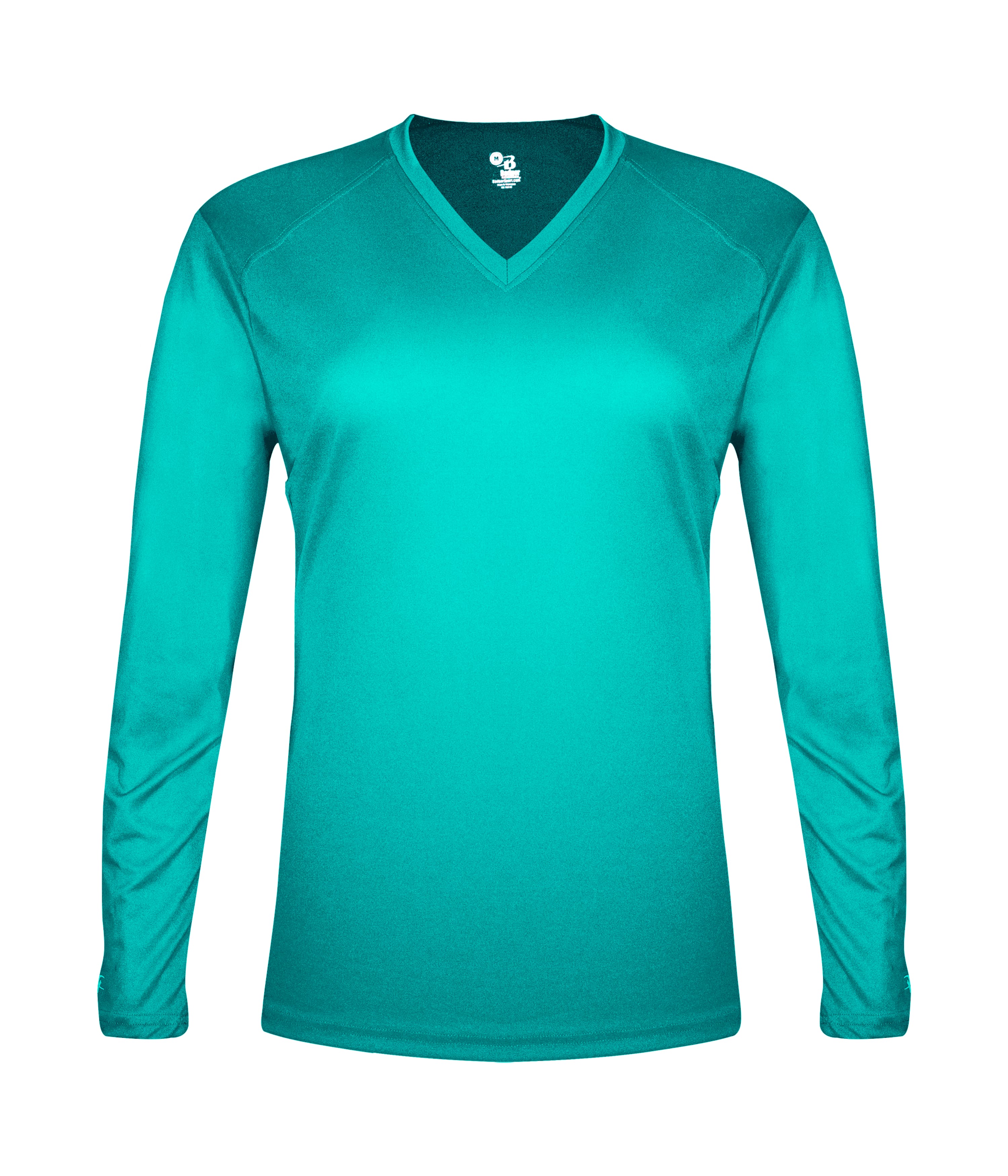 TRI-BLEND LADIES' V-NECK L/S T 5