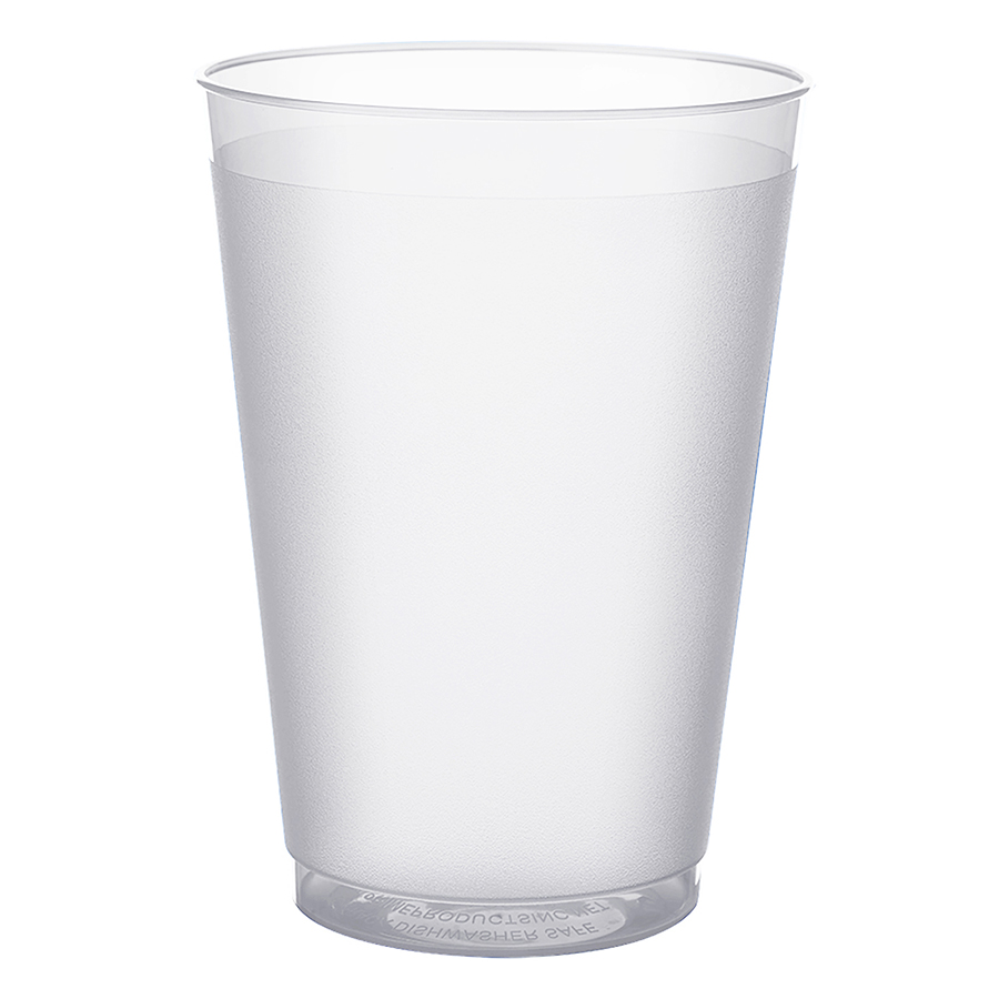 Flexible Frosted Plastic Stadium Cups 12 oz. 8
