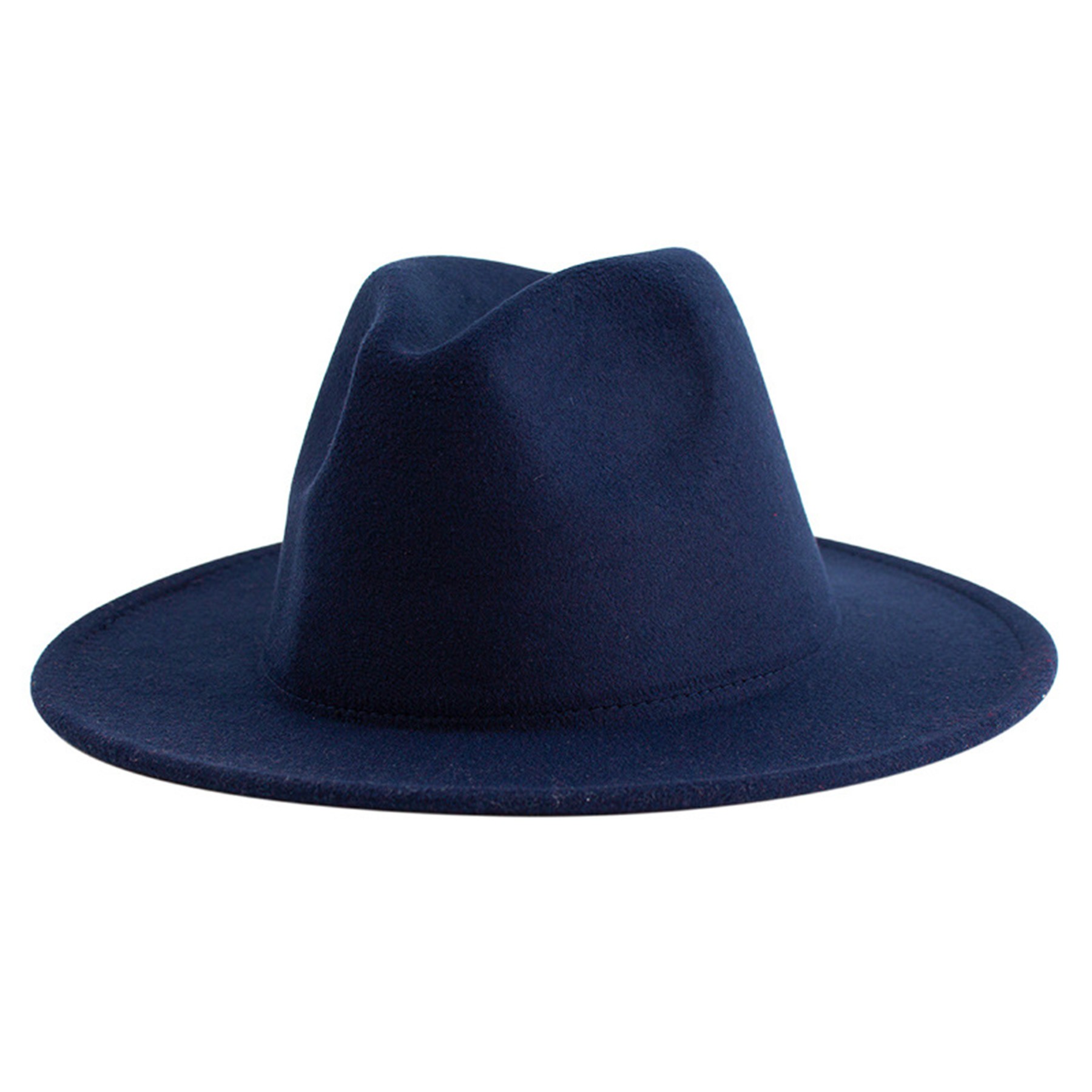 Classic Wide Brim Fedora Hat 6