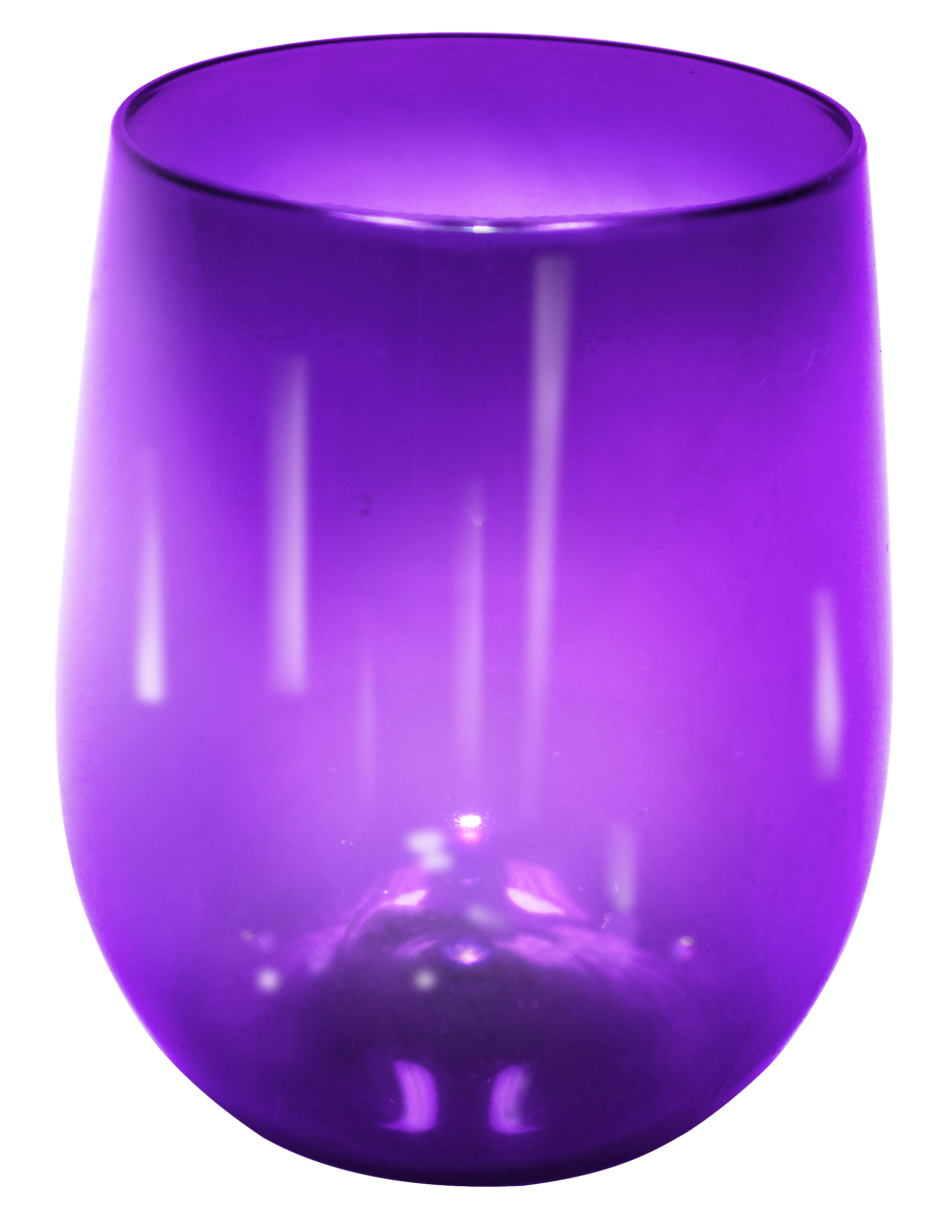 12 oz. Plastic Stemless Wine Glass 5