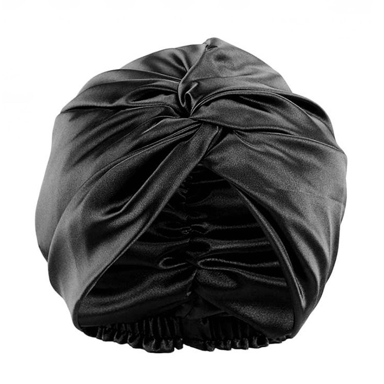Smooth Stretch Satin Sleep Cap for Women Hair Care 8