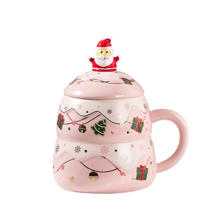 Christmas Tree Shaped Coffee Ceramic Mug 2