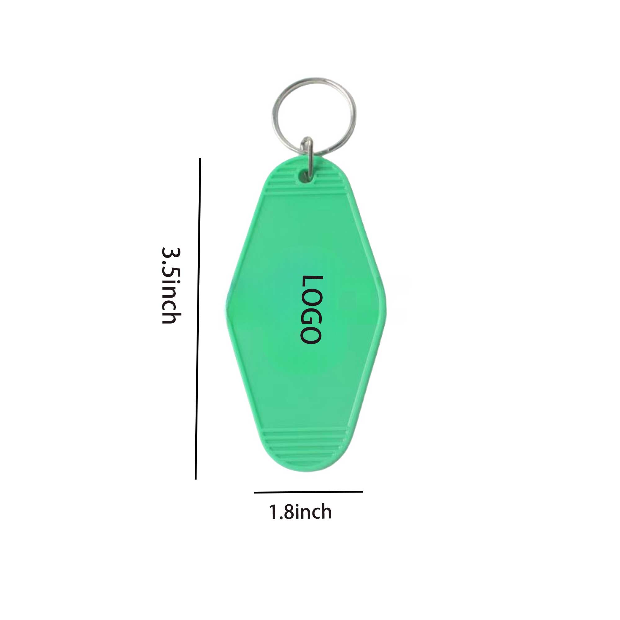 Multicolor Blank Hotel Keychain 3