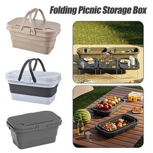 Folding Picnic Basket Multifunctional Bucket 1
