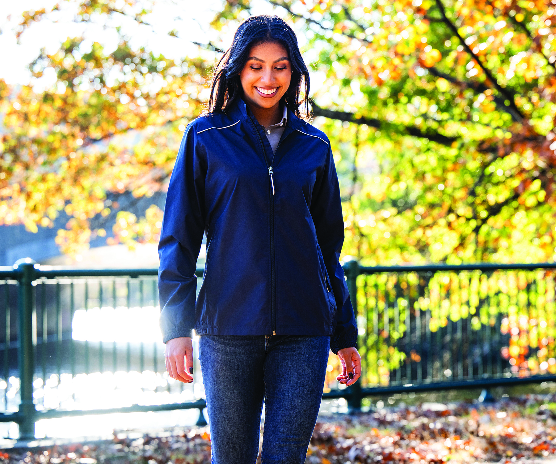Women's Skyline Pack-N-Go® Full Zip Reflective Jacket 114