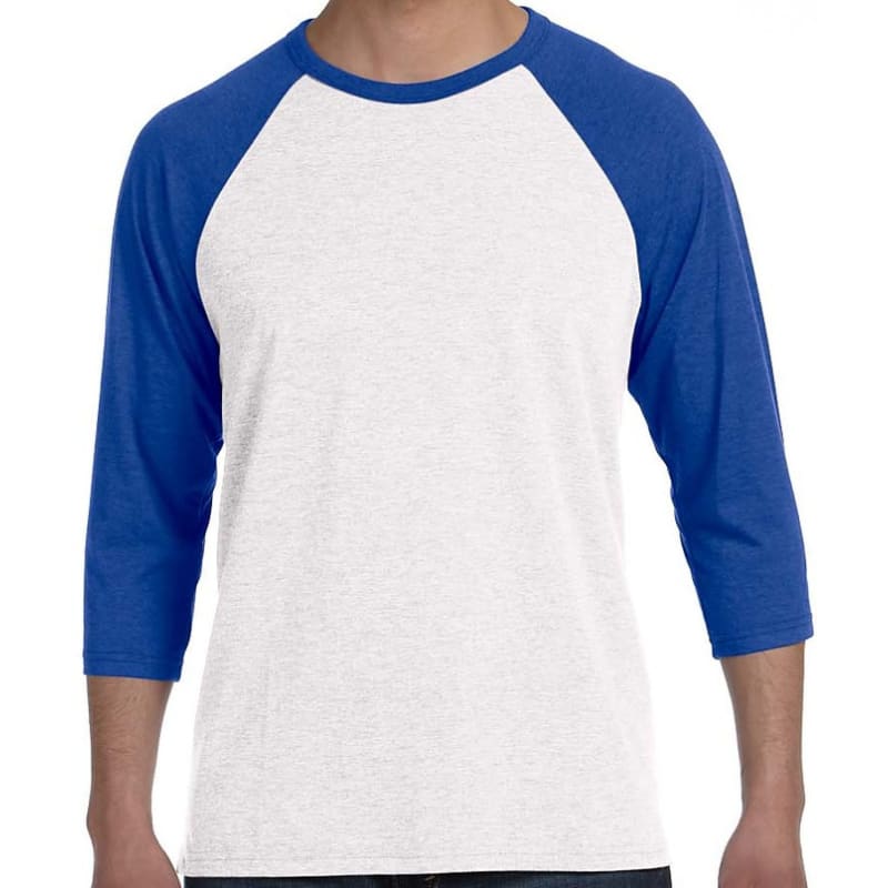Bella Unisex 3/4-Sleeve Baseball T-Shirt 8