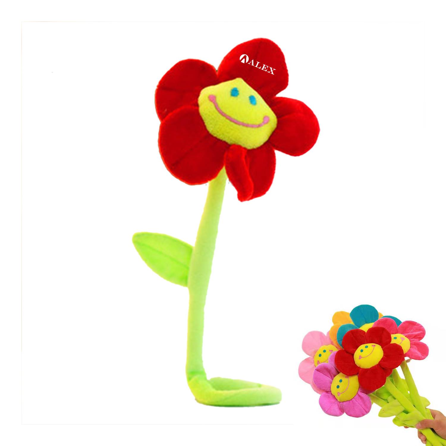 Stuffed Plush Toy Super Cute Sun Flower 2