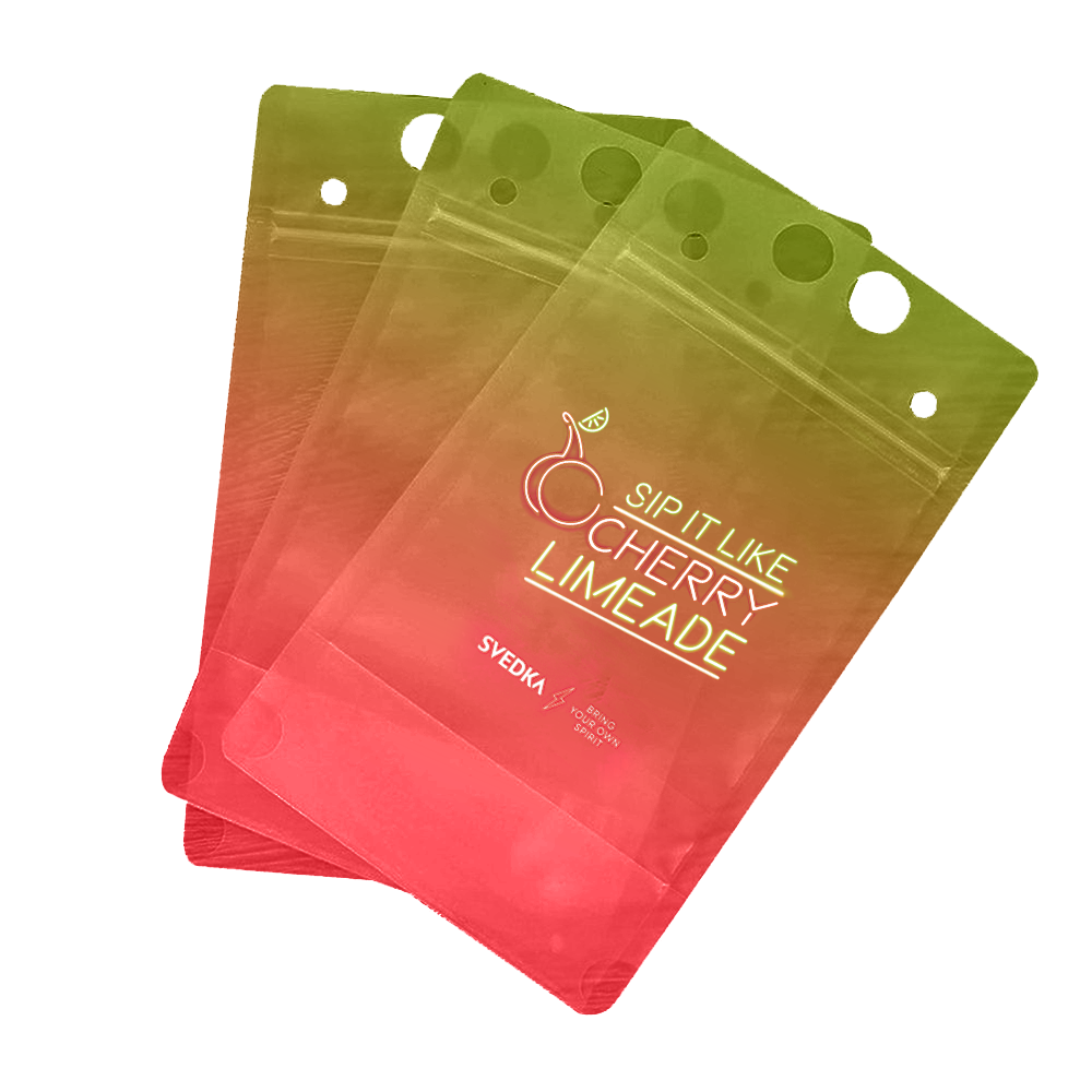 Custom Drink Pouches (16oz), Resealable 7