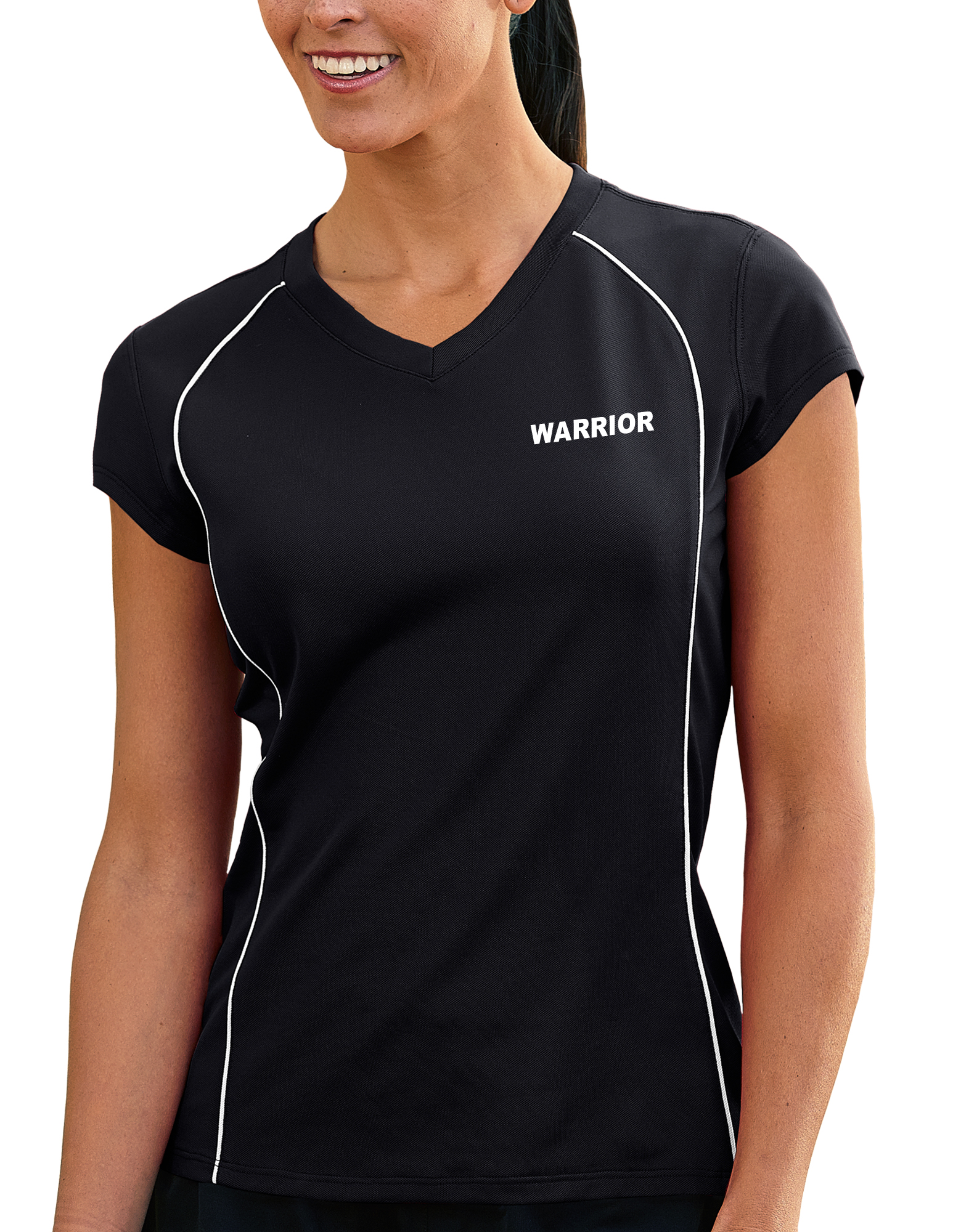 Ladies' Warrior Micro Pique Tee Shirt 7