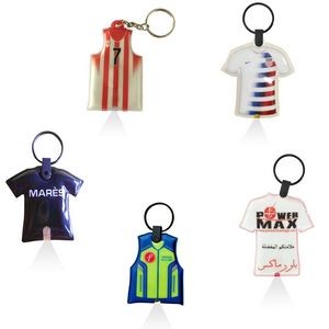 Custom Clothing Themed LED Keychain Flashlight 1
