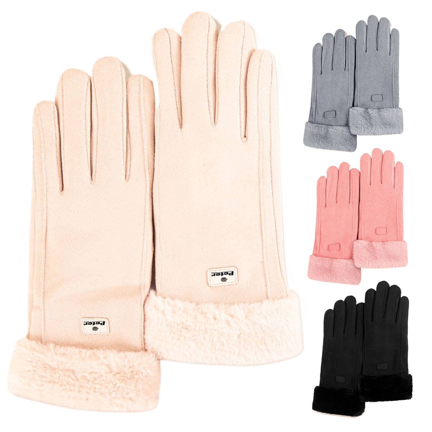 Windproof Fleece Deryl Touchscreen Winter Gloves 1